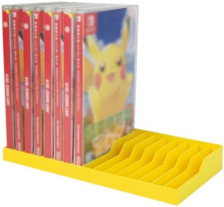 16-Game Case Holder & Organizer for Nintendo Switch, Yellow by WEIMINLI