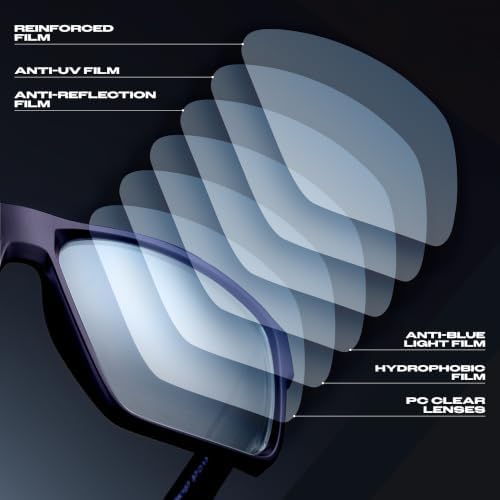Titan Gaming Glasses, Blue Light Blocking, Night Driving Glasses for Men, Computer Protection, Gift for Gamers - Image 4