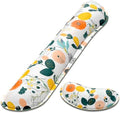 Dapesuom Enlarge Keyboard Wrist Rest, Memory Foam Wrist Cushion for Desk Mats Support, Typing Pain Relief Keyboard Mouse Pad Rests Set with Non-Slip Base for Gaming Laptop Computer, Flowers & Herbs by Unknown