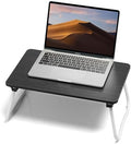 FISYOD Foldable Lap Desk, Laptop Bed Desk, Portable Bed Table, Laptop Stand for Bed & Couch, Lightweight & Mini - Black by FISYOD