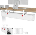 Univivi No Drill Under Desk Cable Management Tray, 36 inch Cable Management by Univivi
