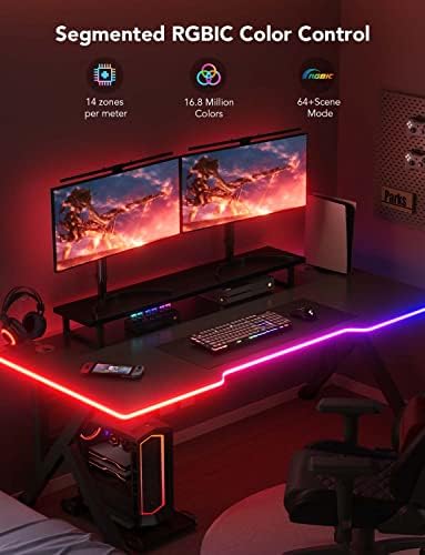 Govee RGBIC LED Neon Rope Lights, 10ft Gaming Lights for Gaming Desks - Image 2