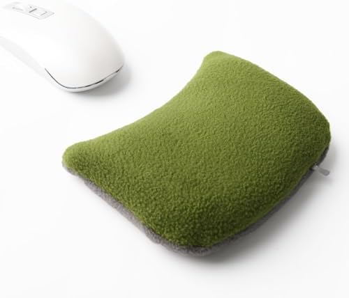 Large Mouse Wrist Rest Bean Bag, Ergonomic Mouse Support Pad Filled Ergo Beads for Computer, Laptop, PC Gaming (Green) by CandoCraft