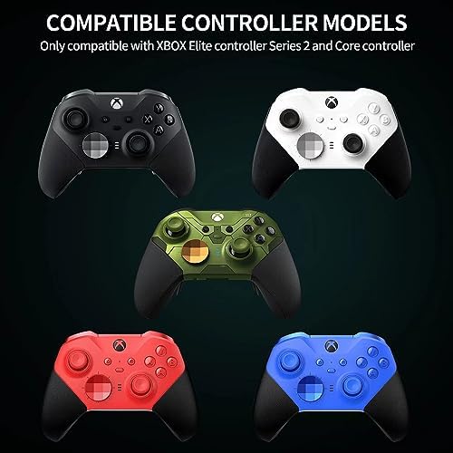 Complete Component Pack for Elite Controller Series 2 - Accessories Replacement Parts Repair Kit with Storage Case, Charging Dock and Charger Cable, 4 Thumbsticks, 4 Paddles, 1 D-Pad - Image 7