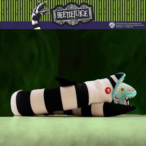 Franco Beetlejuice Halloween Sandworm Bedding Super Soft Cozy Decorative Pillow, (Officially Licensed Product) Collectibles - Image 4