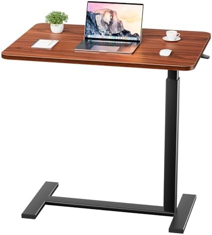 OLIXIS Overbed Table, Bedside Table, Mobile Standing Desk for Apartment by OLIXIS