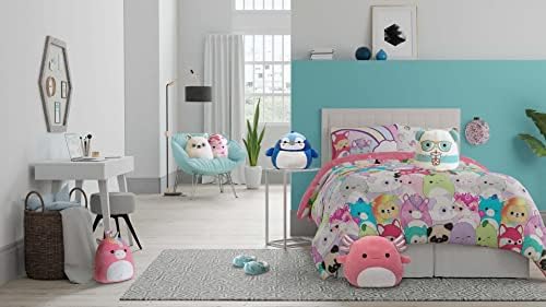 Franco Squishmallows Bedding Super Soft Comforter and Sheet Set with Sham, 5 Piece Twin Size - Image 5