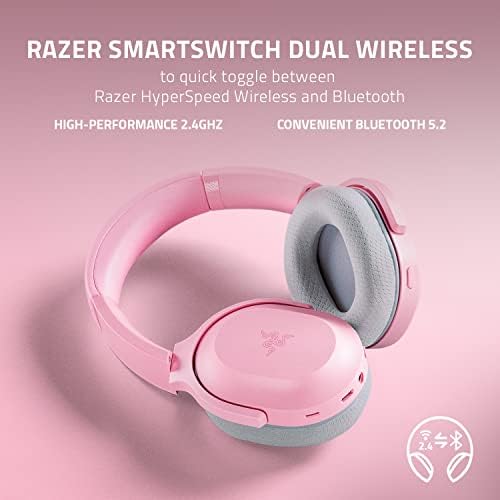 Razer Barracuda Wireless Gaming & Mobile Headset, 2.4GHz + Bluetooth, Pink - Image 2