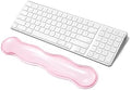 Clear Gel Wrist Rest for Keyboard, Keyboard Wrist Rest for Typing Pain Relief, Ergonomic Keyboard Arm Rest, Suitable for Office, Gaming, Computer, Laptop - Pink by COPORISO