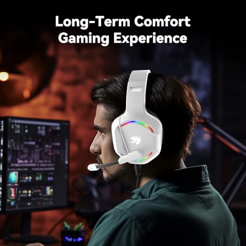 IMYB A36 Gaming Headset with Mic Stereo Headphones for Pc, PS5, Xbox - Image 4