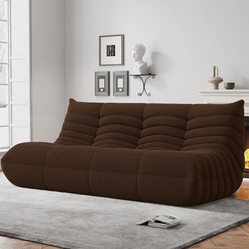 WHGBJA Oversized Bean Bag Chair for Adults with Memory Foam 3 Seater Couch | Floor Sofa Couch for Gaming, Reading, Bedroom, Living Room, Comfy, Boneless, Ergonomic - Image 6