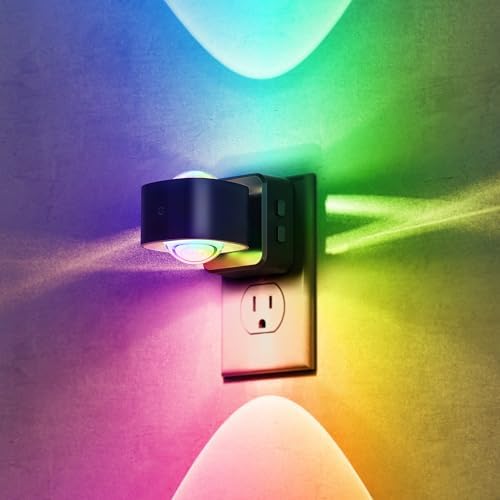 Briignite Night Light Projector, RGB Color Changing Night Light for Kids by WelcometoBriigniteenjoyyourtimehere