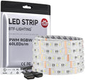 BTF-LIGHTING RGBW LED Strip Cool White 16.4ft 60LEDs/m DC12V UL Listed IP30 by BTF-LIGHTING