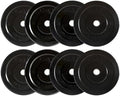 CAP 2-inch Olympic Bumper Plate Weight Set | 100-370 lbs | Multiple Colors | Storage Rack Optional by CAP
