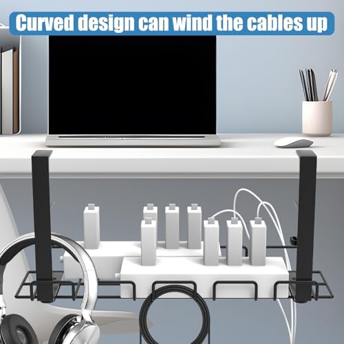 Under Desk Cable Management Tray with 52Pcs Different Essential Accessories - Image 6