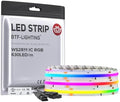 BTF-LIGHTING 9.8FT WS2811 Smart IC RGB DC24V FCOB COB LED Strip Light by BTF-LIGHTING
