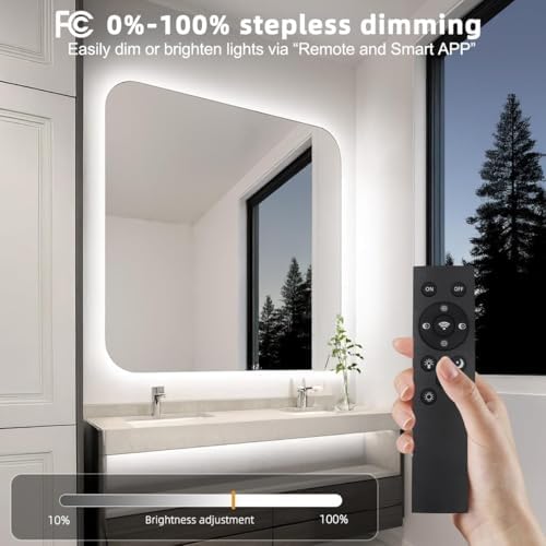 Tenmiro White LED Strip Lights 30ft (1200 LEDs) Super Bright 25000K Daylight White, 3Color Temperature Dimmable with Smart App & Remote Control for Bedroom Kitchen Commercial Home Lighting Decor - Image 5