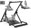 Anman Foldable Racing Flight Simulator Stand with Chair Wheel Fixed Slot by Anman