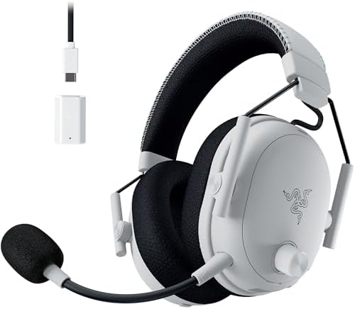 Razer BlackShark V3 Pro Wireless ANC Gaming Headset for PC, 2.4 GHz, White by Unknown
