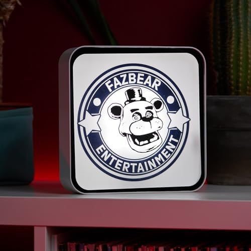 Numskull Official Five Nights at Freddy's Desk Lamp Wall Light for Bedroom, Office, Home, Study, Work - Perspex Material - Official FNAF Merchandise - Image 4