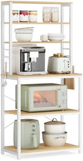 VASAGLE Coffee Bar, 23.6 Inches 6-Tier Baker's Rack with 6 Hooks by Unknown