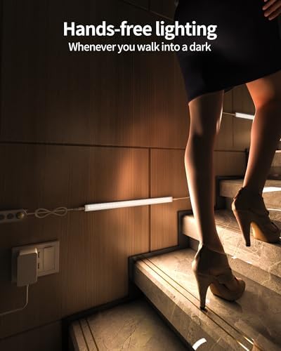 Motion Sensor Dimmable Under Cabinet Lighting, 6000K 12-inch 2 Pack - Image 5