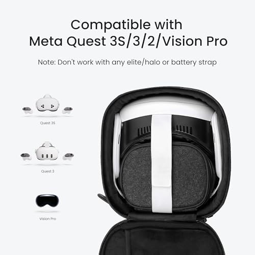 KIWI design P4 Carry Case for Quest/Vision, Fit Original Strap & Controller - Image 2