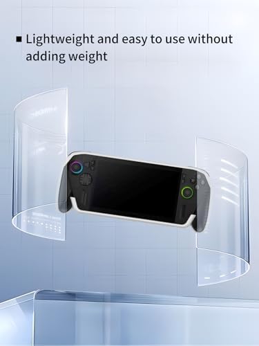 Case for ROG Ally X 7" Gaming Handheld, Thin Slim Lightweight&Stand&Scratch Proof Durable Protection Rubber TPU Cover (White). - Image 5