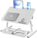 SONGMICS Bed Laptop Desk, Adjustable, 8 Heights, 23.6 x 15.7 Inches by Unknown
