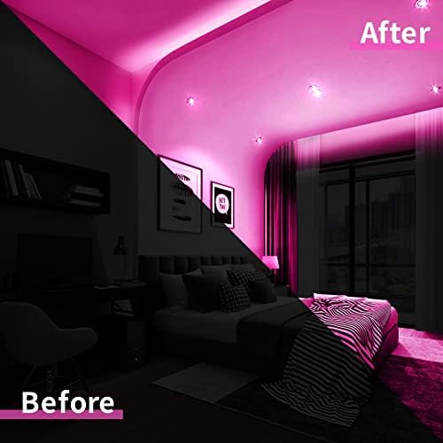10M/32.8FT/2PC/ Pink LED Strip Lights with Installation Accessories - Waterproof Flexible Neon Rope Light for Indoor & Outdoor Use, [Adapter Not Included] - Image 5