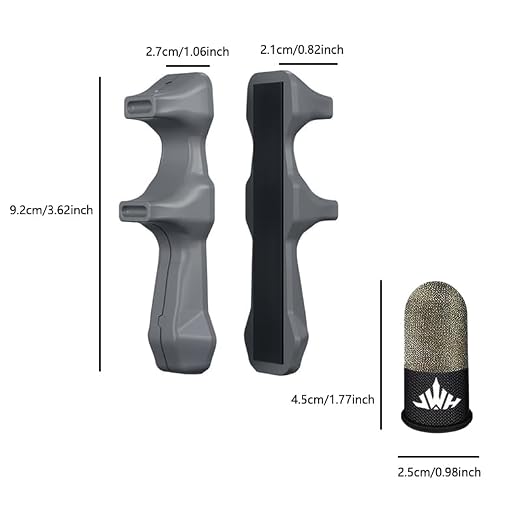 JWH Gaming Controller For ipad Handle Washable & Reusable Anti-Slip Silicone Gamepad Hand Grip Multi-Finger Triggers Operation Tablet Game Controller For Pubg Knives Out Rules Of Survival - Image 9