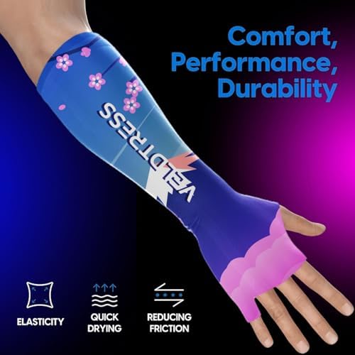 Gaming Arm Sleeve for PC Gamers - Breathable Wrist & Forearm Support, Ideal for FPS Aiming, Koi & Sakura Designs - Image 2