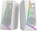 Redragon GS520 Wired 2.0 Channel Stereo Sound Desktop RGB Computer Speakers by REDRAGON