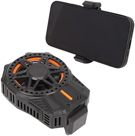 Generic Mobile Phone Cooler Black Lightweight Semiconductor Cooling Fan for Gaming and Video Watching 125g - Image 4