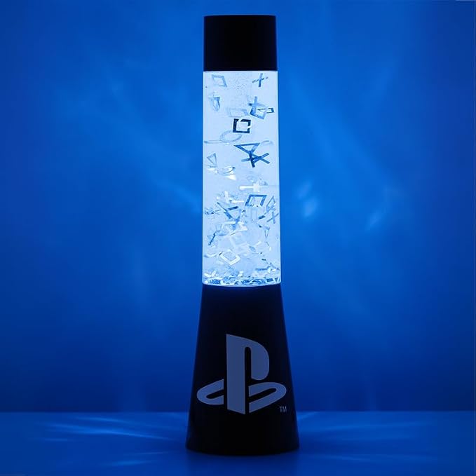 Paladone PlayStation Glitter Flow Lamp Night Light, Bedroom Décor Mood Light, 33 cm - Image 9