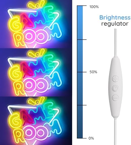 Neon Lights Gamer Room Decor, LED Gaming Lights, Boys Bedroom Decor - Image 3