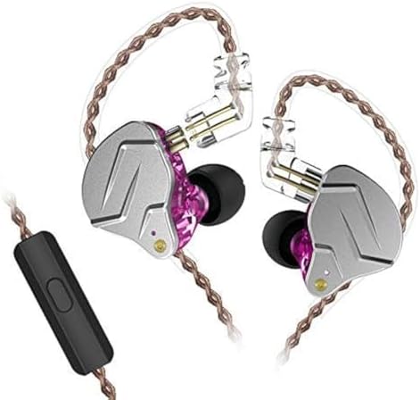 KZ ZSN Pro Dual Drivers 1BA 1DD in Ear Earphones HiFi Power Bass Earbuds Headphones High Clarity Sound Wired Earphones with Detachable Cable for Audiophile Musician by CCA