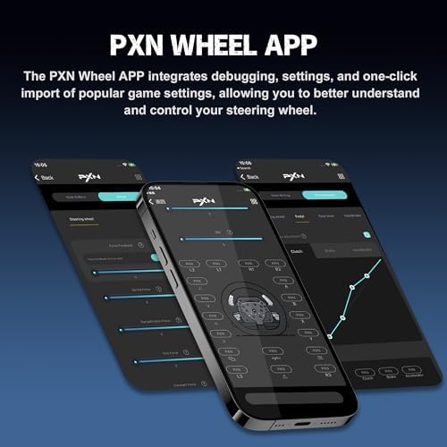 PXN V99 3.2Nm Force Feedback Gaming Steering Wheel - Image 6