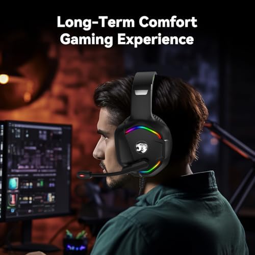 IMYB A36 Gaming Headset with Mic Stereo Headphones for Pc, PS5, Xbox - Image 4