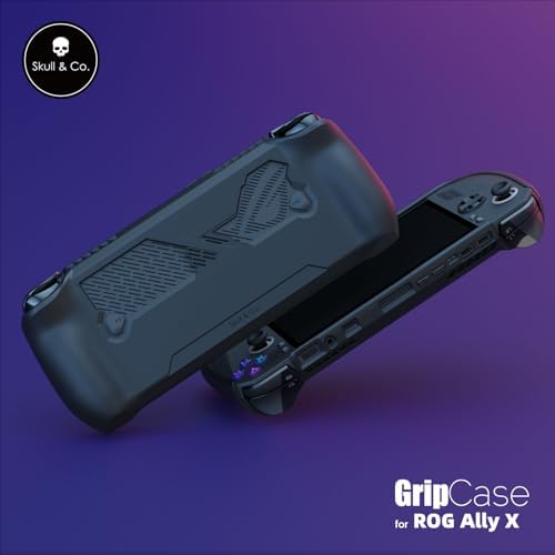 Skull & Co. GripCase for ROG Ally X(2024 Model): A Soft Protective Case with Textured Grips Full Protection and Stand, Shock-Absorption Non-Slip and Anti-Scratch Cover Design - Galactic Purple - Image 2