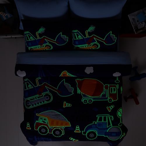 Full Size Comforter Sets for Boys - 7 Pieces Truck Full Size Bedding Set - Image 4