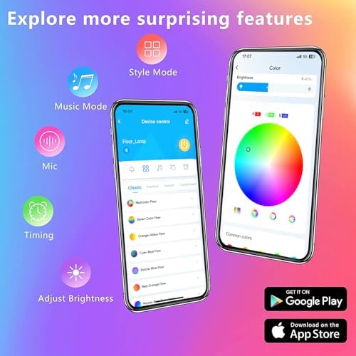 GUPUP 200 FT LED Strip Lights,Color Changing LED Lights for Bedroom,Built-in-Mic,Music Sync Tape Lighting,Phone Smart Controlled(APP+Remote+Mic) - Image 4