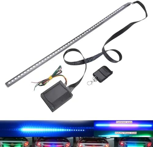 Juren RGB LED Knight Rider Scanner Light Strip 23inch 48-SMD Multicolored LED Flash Strobe Grille Light Car Truck Interior Exterior Lighting (Knight Rider Light) by YSY