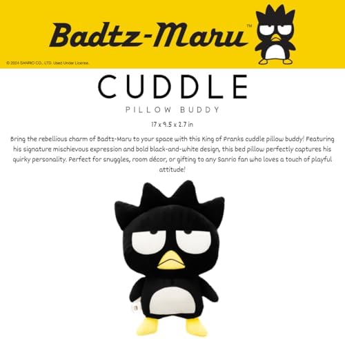 Badtz Maru Bedding Super Soft Cozy Decorative Cuddle Pillow, (Officially Licensed Product) By Franco Collectibles - Image 3