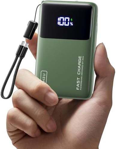 INIU Power Bank, Compact 10000mAh 45W PD Fast Charging Portable Charger by INIU