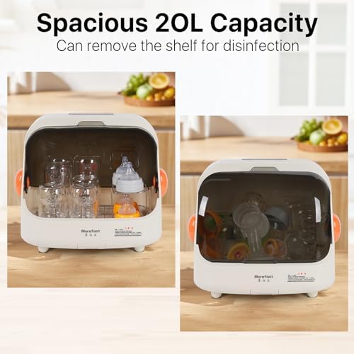 Transparent Baby Bottle Drying Rack with Cover - Image 6