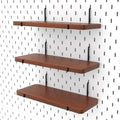 3 Pack Wooden Pegboard Shelves ONLY for IKEA Skadis by BFPeaky