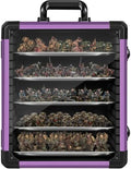 WELIDAY Miniatures Storage Case Miniatures Transport Case Aluminum Alloy Frame with Lock (Large Size) by WELIDAY
