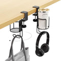 CABTE 2 Pack 2 in 1 Desk Mug Hooks with Headphone Hanger Holder by CABTE