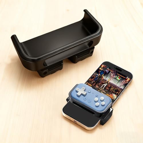 Mobile Clip for Controller, Foldable & Extendable Phone Holder Mount, Adjustable Gaming Clip Bracket for Smartphone, Portable & Secure Design for Comfortable Mobile Gaming (for Micro) by Uonekamo